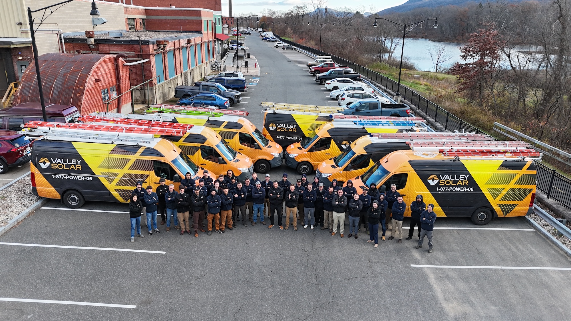 Valley Solar installation team